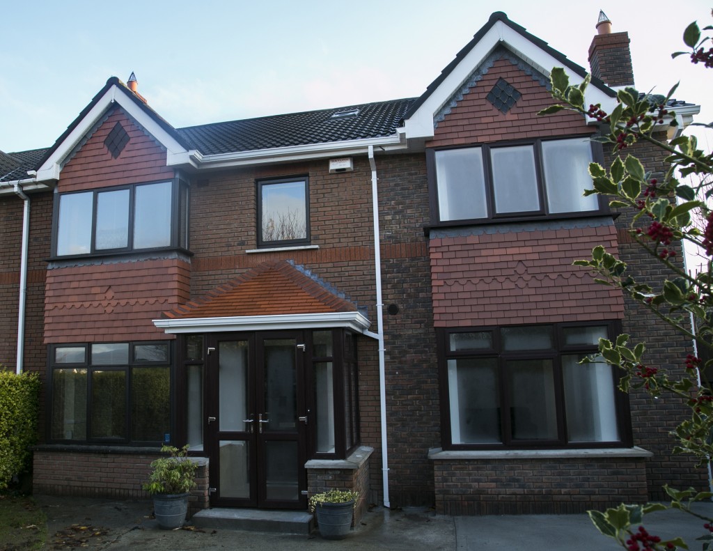 A house extension recently completed