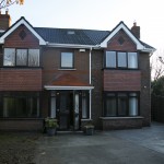 A house extension recently completed